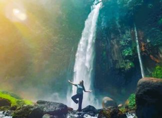 Memukau, Ini Objek Wisata Alam Air Terjun Tri Saksi Desa Belitar