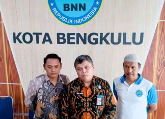 Berikut Capaian BNN Kota Bengkulu terkait Penanganan Narkoba Sepanjang 2024