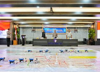 Korlantas Polri Gelar Tactical Floor Game Kesiapan Operasi Lilin 2024