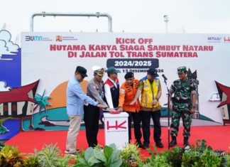 PT Hutama Karya Siapkan Jalan Tol Trans Sumatra Hadapi Arus Nataru 2024-2025