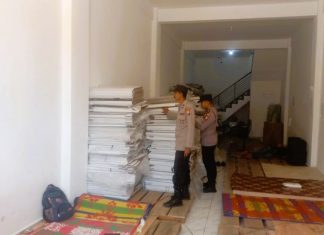 Personel PAM Cek Kondisi Kantor KPU dan Bawaslu Bengkulu Utara, Situasi Kondusi