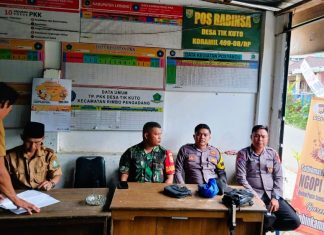 Cooling System Pasca Pilkada, Bhabinkamtibmas Ngopi Bareng Warga Desa Tik Kuto