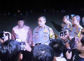 Kapolda Bengkulu Bersama Forkopimda Provinsi Bengkulu Monitor Pergantian Tahun 2024-2025