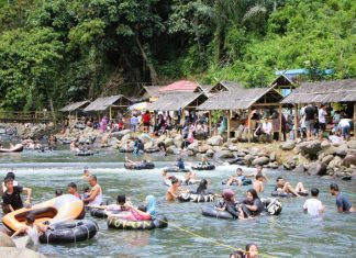 Objek Wisata Air Ulu Musi Masih Ramai Dikunjungi Saat Liburan Akhir Pekan