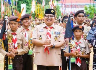 Sekda Kota Bengkulu Hadiri Upacara Peringatan Hari Baden Powell ke-168