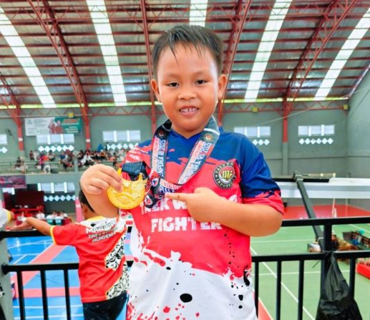 Sakhi Hamza Azib Haryadi, Siswa kelas 1 SDN 20 Raih Medali Emas di Mala Turnamen Kemenpora RI 2025