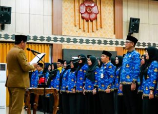 61 Pejabat Fungsional Pemprov Bengkulu Dilantik