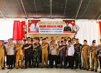 Pemkab Bengkulu Tengah dan Polres Gelar Binlat Calon Anggota Polri 2025