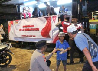 Polri Siapkan Watergen dan Dapur Umum untuk Bantu Warga Terdampak Banjir di Rawajati