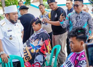 Responsif terhadap Keluhan Siswa, Gubernur Helmi Hasan Datangkan Barbershop ke Sekolah