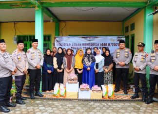 Safari Ramadhan, Polres Bengkulu Utara Laksanakan Kegiatan Bakti Sosial