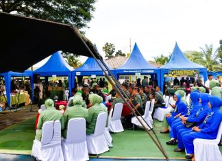 Korem 041/Gamas Gelar Bazar Murah Ramadhan untuk Masyarakat dan Prajurit