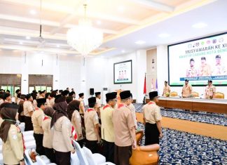 Wakil Walikota Bengkulu Tutup Muscab Ke-XIII Kwarcab Kota Bengkulu