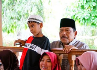 Pulang Kampung, Wagub Mian Ajak Anak Yatim di Ketahun Buka Bersama