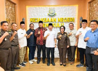 Walikota Bengkulu Bersilaturahmi ke Kejaksaan Negeri Bengkulu