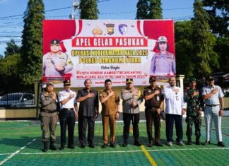 Ketua DPRD Bengkulu Utara Hadiri Apel Gelar Pasukan Operasi Keselamatan Nala 2025