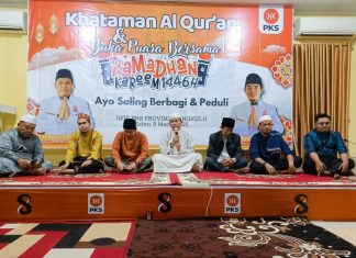 PKS Bengkulu Gelar Buka Puasa Bersama Pengurus Dan Keluarga