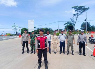 Pastikan Lalu Lintas Lancar, Petugas Dishub Mulai Isi Pospam
