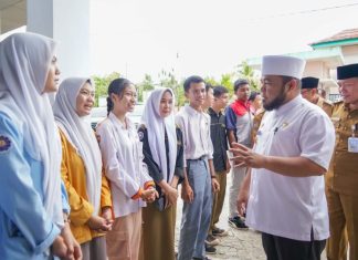 Kunjungan ke SMK Negeri 3 Seluma, Gubernur Bengkulu Siap Wujudkan SDM Unggul