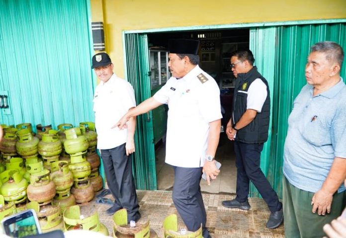 wagub mian sidak Pangkalan LPG