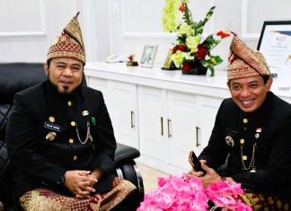 Percantik Bundaran Patung Fatmawati, Walikota Diapresiasi Gubernur