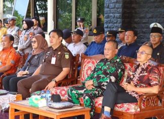 Pengamanan PSU Siap Dilaksanakan, Bupati Gusnan Pimpin Apel Kesiapan Pasukan