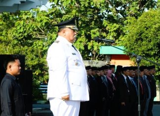 Peringati Hari Otonomi Daerah ke-XXIX, Wakil Bupati Bengkulu Selatan Pimpin Upacara Penuh Semangat
