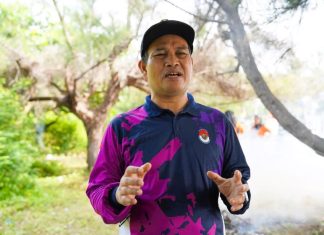 Pengelolaan Sepenuhnya Diserahkan ke Pemkot Bengkulu, Pj Sekda Herwan & Walikota Bersih-Bersih Pantai Panjang