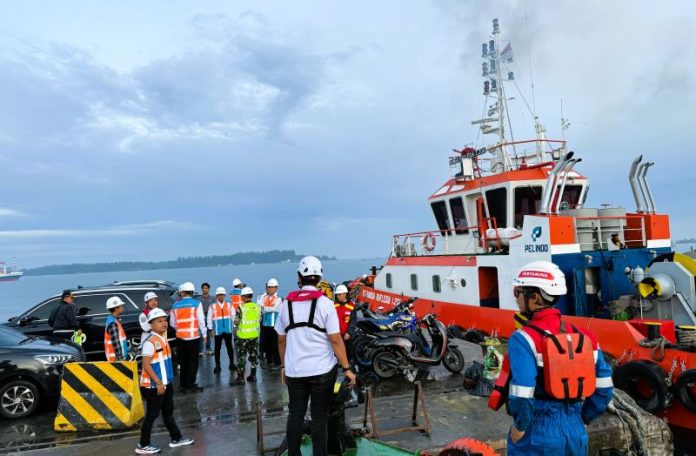 Uji coba pelayaran kapal KMP