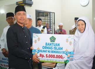 Sekda Sukarni Hadiri Safari Ramadhan Pemprov Bengkulu di Masjid Agung Al-Muwafaqah