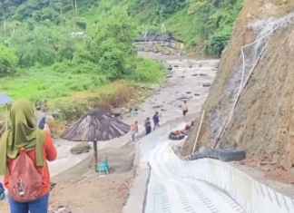 Water Slide Ulu Musi Trokan, Wahana Wisata Baru Pemacu Adrenalin di Rejang Lebong