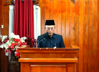 Rapat Paripurna, Bupati Gusnan Harapkan Akuntabilitas Tata Kelola Pemerintahan