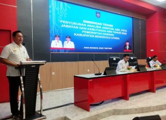 Pemkab Bengkulu Utara Gelar Bimtek Penyusunan Anjab, ABK, Peta Jabatan, dan Kebutuhan ASN