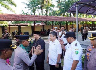 Wakil Walikota Bengkulu Sambut Kunjungan Kerja Kapolda di Polresta Bengkulu