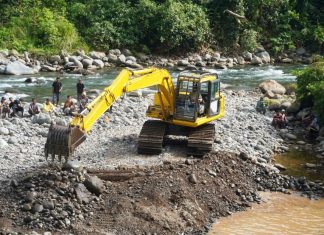 Respons Cepat Bupati Bengkulu Utara, Alat Berat Dikerahkan ke Irigasi Sungai Nokan Kemumu