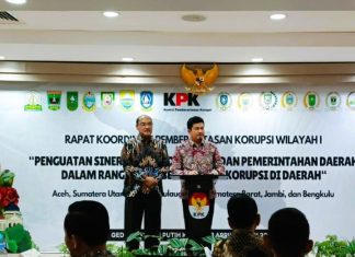 Dukung Tata Kelola Bersih, Bupati BU Ikuti Rakor Penguatan Kolaborasi KPK
