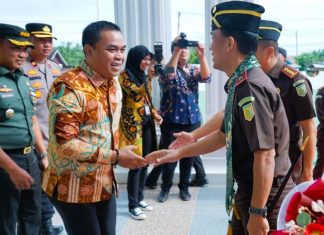 Kunjungan Kajati Disambut Hangat, Wabup Tegaskan Komitmen Anti-Korupsi