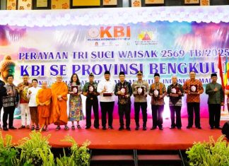 Harmoni dan Toleransi Warnai Perayaan Tri Suci Waisak di Kota Bengkulu