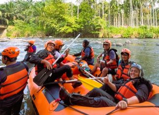 Eksplorasi Sungai Air Apo, FAJI Rejang Lebong Jajaki Destinasi Wisata Arung Jeram Baru
