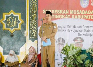 MTQ Kabupaten Seluma 2025 Dimulai, Riduan Sabirin Ajak Pemuda Tunjukkan Potensi Qur’ani