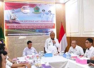Terima 43 Sertifikat dari ATR/BPN, Pemkab Rejang Lebong Amankan Legalitas Aset Daerah