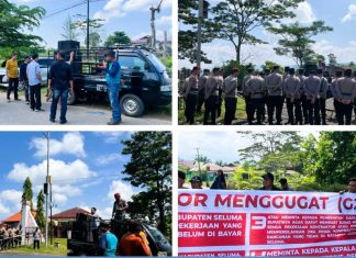Demo Kantor Bupati Seluma, G2KM Tagih Pembayaran Proyek Rp 4,3 Miliar