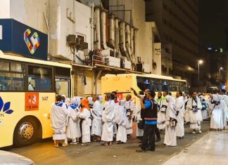 Bus Shalawat 24 Jam Antar-Jemput Jemaah Haji Indonesia di Makkah