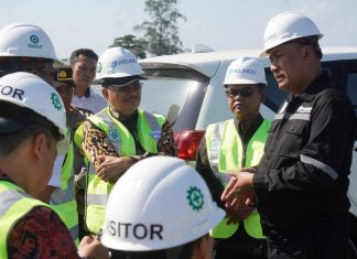 Wabup Bengkulu Utara Dampingi Staf Khusus Mendagri Tinjau Pengerukan Pulau Baai