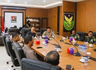 Perkuat Sinergitas TNI–Polri, Wakapolda Bengkulu Lakukan Silaturahmi ke Korem 041/Gamas Bengkulu