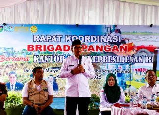 Bupati Seluma Hadiri Rakor Brigade Pangan Bersama Kantor Staf Presiden RI