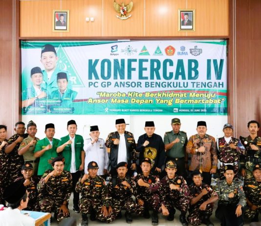 GP Ansor Bengkulu Tengah Gelar Konfercab IV, Teguhkan Komitmen Kader Muda NU