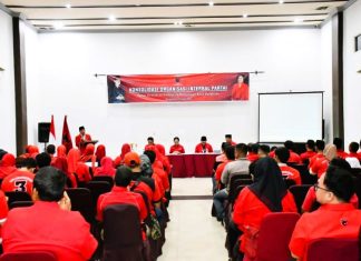 Walikota Dedy Wahyudi Hadiri Rapat Konsolidasi PDIP Kota Bengkulu, Sampaikan Apresiasi atas Dukungan