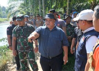 Pemkab Bengkulu Selatan Pasang 180 Bronjong di Kedurang Ilir