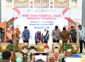Peringati HAN 2025, Gubernur Bengkulu Ajak Semua Pihak Wujudkan Provinsi Layak Anak
